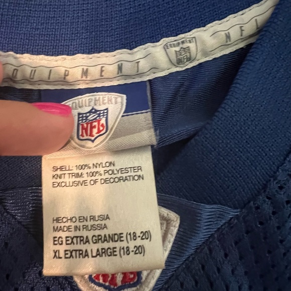 Manning Colts Jersey Rebok - Picture 4 of 4